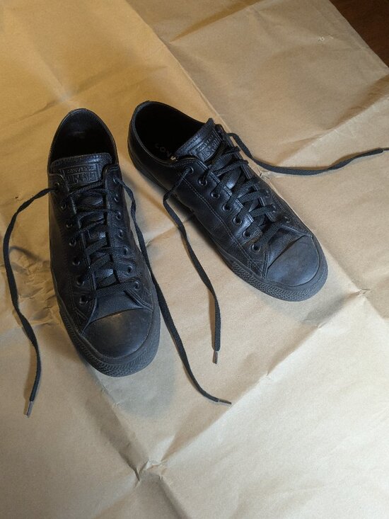 Converse Other - Converse Chuck Taylor All Star Low Black Mono Men's 11.5 Leather